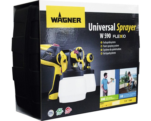 Balení stříkacího systému Wagner Universal Sprayer W 590 FLEXIO