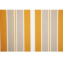 Kloubová markýza 3 x 2,5 m oranžovo/šedo/bíle pruhovaná-thumb-2