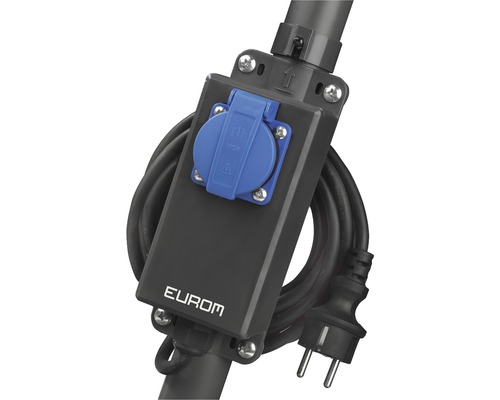 Eurom Logo Napájecí kabel s připojovací krabicí