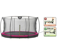 Trampolína se sítí a krytem okraje pro venkovní použití