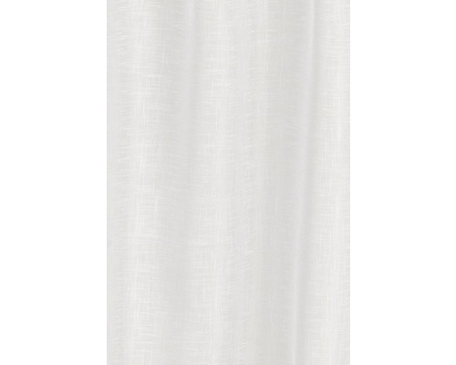 Bílá, lehce průhledná záclonová látka