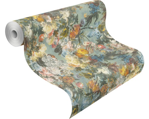 Role tapety s květinovým vzorem