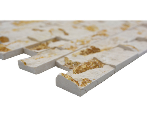 Obklad z přírodního kamene s obdélníkovým vzorem