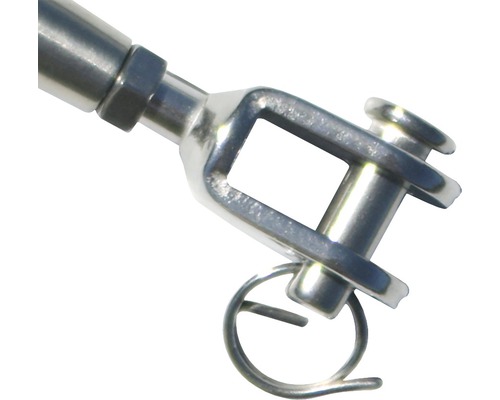 Kovová vidlicová hlava se závlačkou