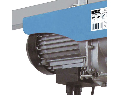 Detailní pohled na elektrický lanový naviják