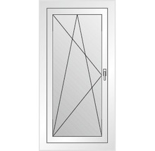 Balkónové dveře plastové jednokřídlé ARON Basic bílé 700 x 1950 mm DIN levé-thumb-5