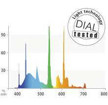 Diagram světelné technologie s pečetí DIAL testováno