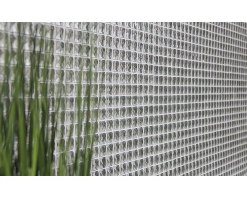 Stěna ze čtvercových skleněných mozaikových dlaždic