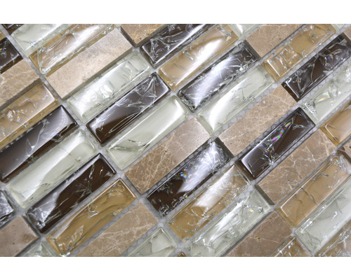 Mozaika z skla a přírodního kamene