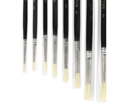 Sada malířských štětců různých velikostí