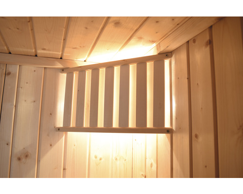 Dřevěná sauna s ventilací