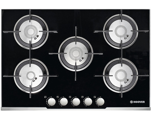 Plynová varná deska Hoover s pěti hořáky