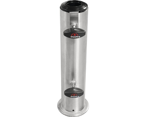 Stojan na slunečník Doppler z nerezové oceli s otočnými rukojeťmi