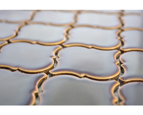 Dekorativní, lesklé mozaikové dlaždice v marockém stylu