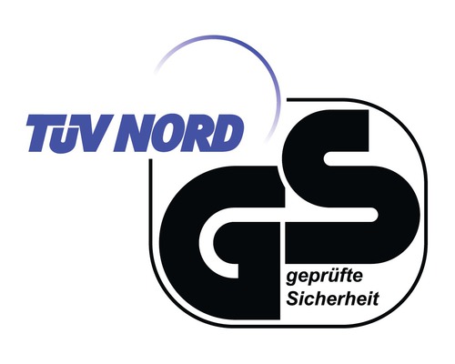 Logo TÜV Nord s pečetí Geprüfte Sicherheit
