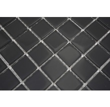Skleněná mozaika CM4SE50 Crystal uni černá 30x30 cm-thumb-3