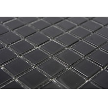 Skleněná mozaika CM4SE50 Crystal uni černá 30x30 cm-thumb-2