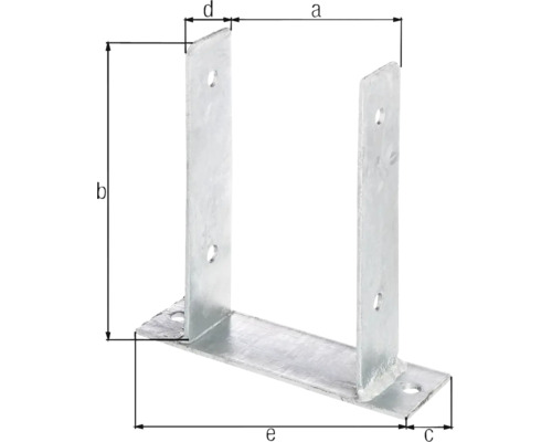 Patka sloupku s rozměry