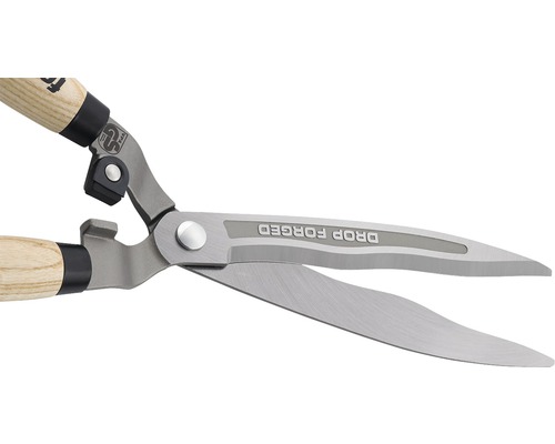 Nůžky na živý plot s dřevěnou rukojetí a pečetí kvality Testovaná bezpečnost