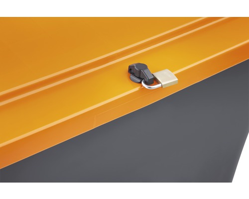 Víko úložného boxu se zámkem