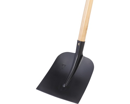 Rýč s dřevěnou rukojetí a ocelovou čepelí