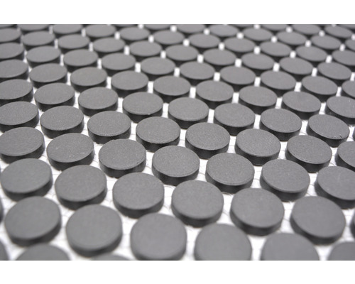 Keramické mozaikové dlaždice, kulaté, detailní záběr