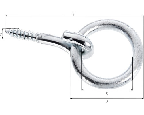 Kruhová šroubovací objímka s vrutem do dřeva