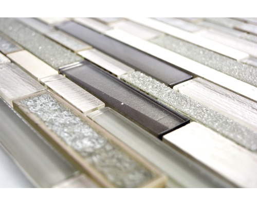 Skleněná mozaika s obdélníkovými prvky