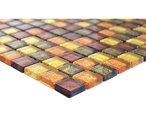 Mozaikové dlaždice ze skla ve čtvercovém tvaru