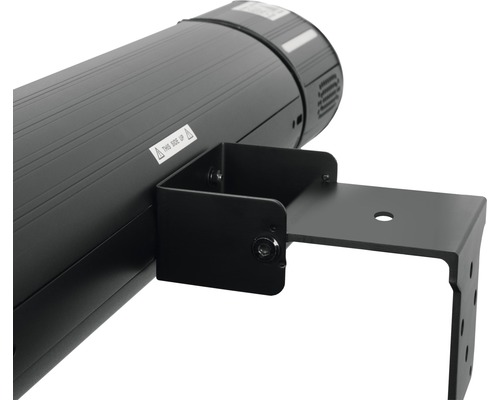 Detailní pohled na držák ohřívače pro montáž na stěnu