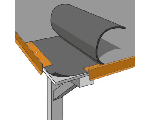 Štítový plech PRECIT s vodní drážkou 2000 mm, pozink Štítový plech PRECIT s vodní drážkou 2000 mm, pozink