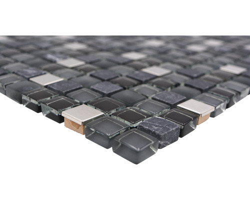 Mozaiková dlaždice ze skla a kamene