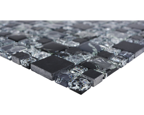 Mozaiková dlaždice ze skla a kamene