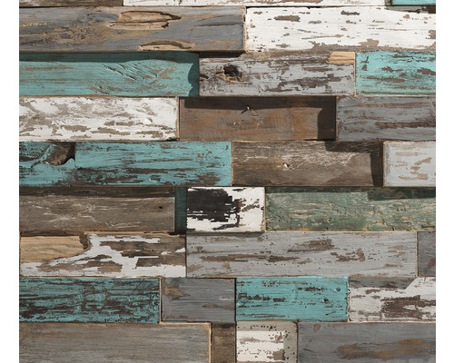 Dřevěné obložení stěn s efektem opotřebení