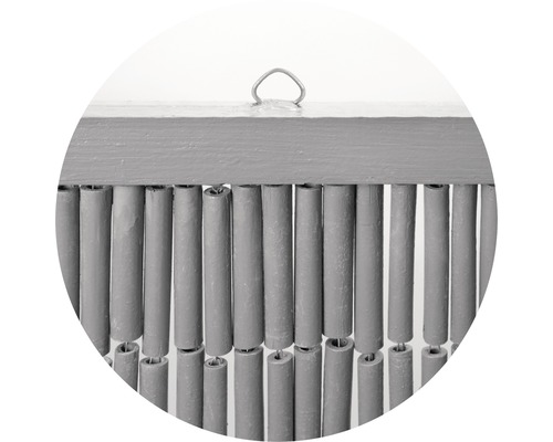 Bambusový závěs s dřevěnou lištou a závěsným zařízením