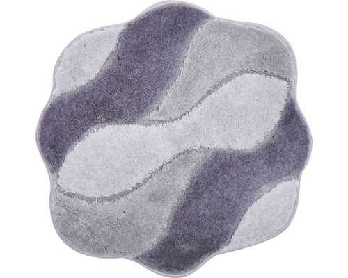 Dekorativní koupelnový koberec s vlnitým vzorem