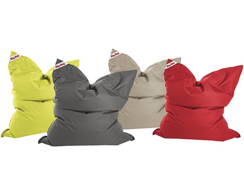Několik sedacích vaků Big Bag v různých barvách