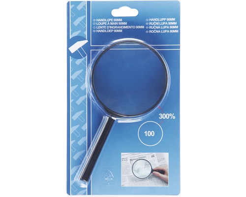 Ruční lupa 90 mm v balení