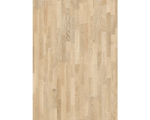 Dřevěná podlahová krytina se světlým odstínem a viditelnou kresbou dřeva