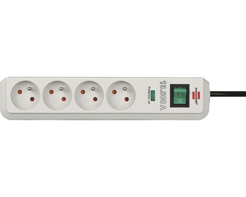 Prodlužovací kabel se čtyřmi zásuvkami a vypínačem