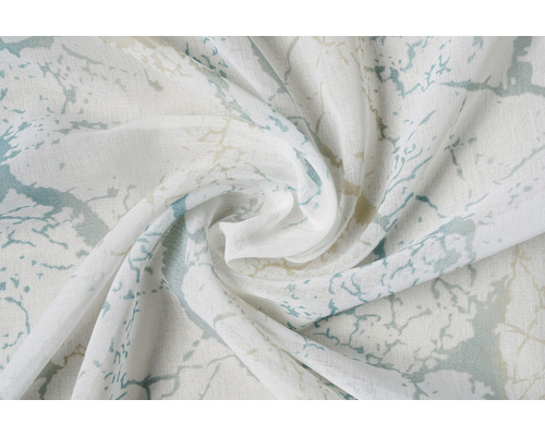 Dekorativní záclonová látka s abstraktním vzorem.