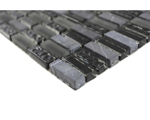 Mozaiková dlaždice ze skla a kamene