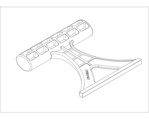Stahovák Divario v technickém výkresu