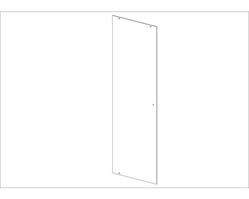 Skleněné dveře rovné Aurlane BSP136_6 pro sprchový box CAB136