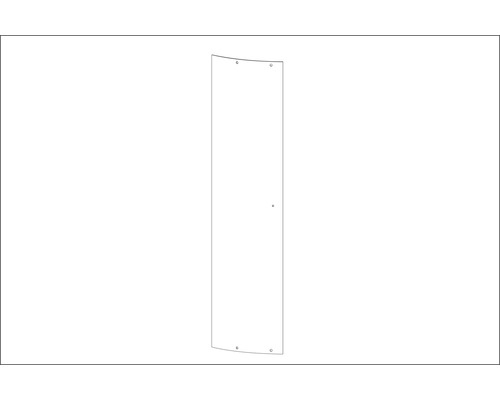 Obloukové skleněné dveře Aurlane BSP147_6 pro sprchový box CAB147