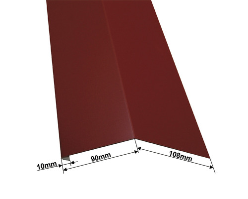 Rohový chránič hran s rozměry 10 mm, 90 mm a 108 mm