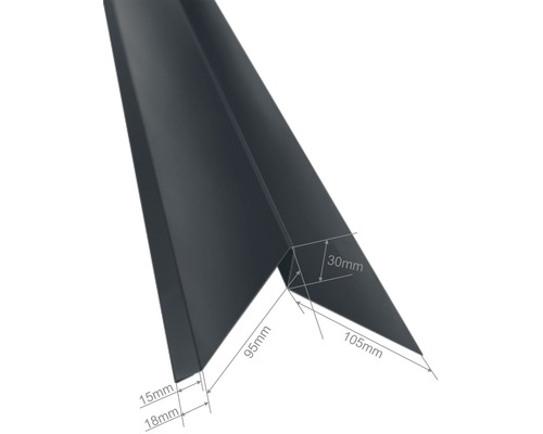 Střešní úhel s rozměry