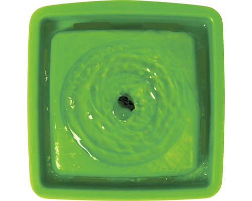 Zelená pokojová fontána s vodou