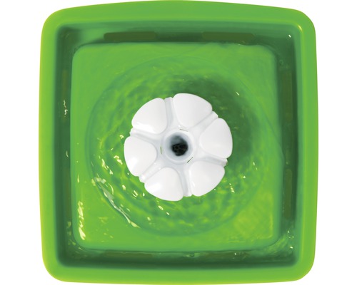 Fontána pro domácí mazlíčky s čerpadlem v zelené misce