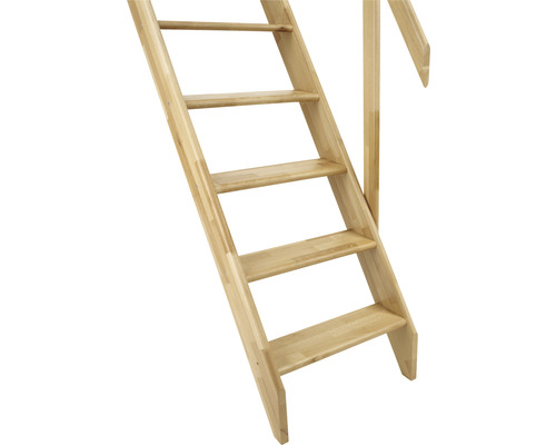 Dřevěné schodiště s madlem